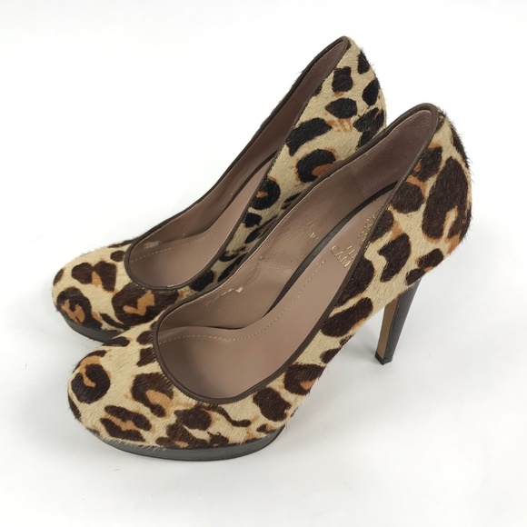 Vince Camuto Shoes - Vince Camuto Leopard 'Sarika' Calf Hair Pumps
